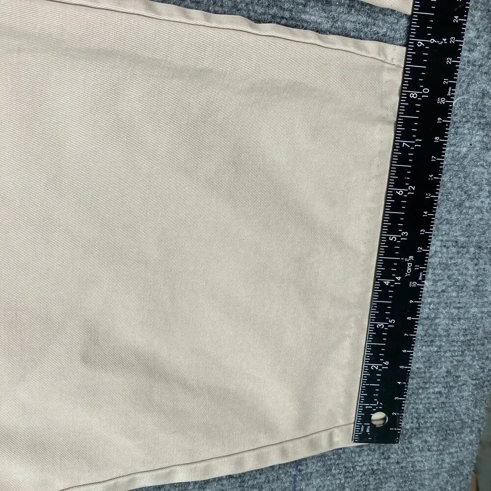 Old Navy Pants Mens Size 38x32 Beige Chino Straight Fit Flat Front Casual Slacks